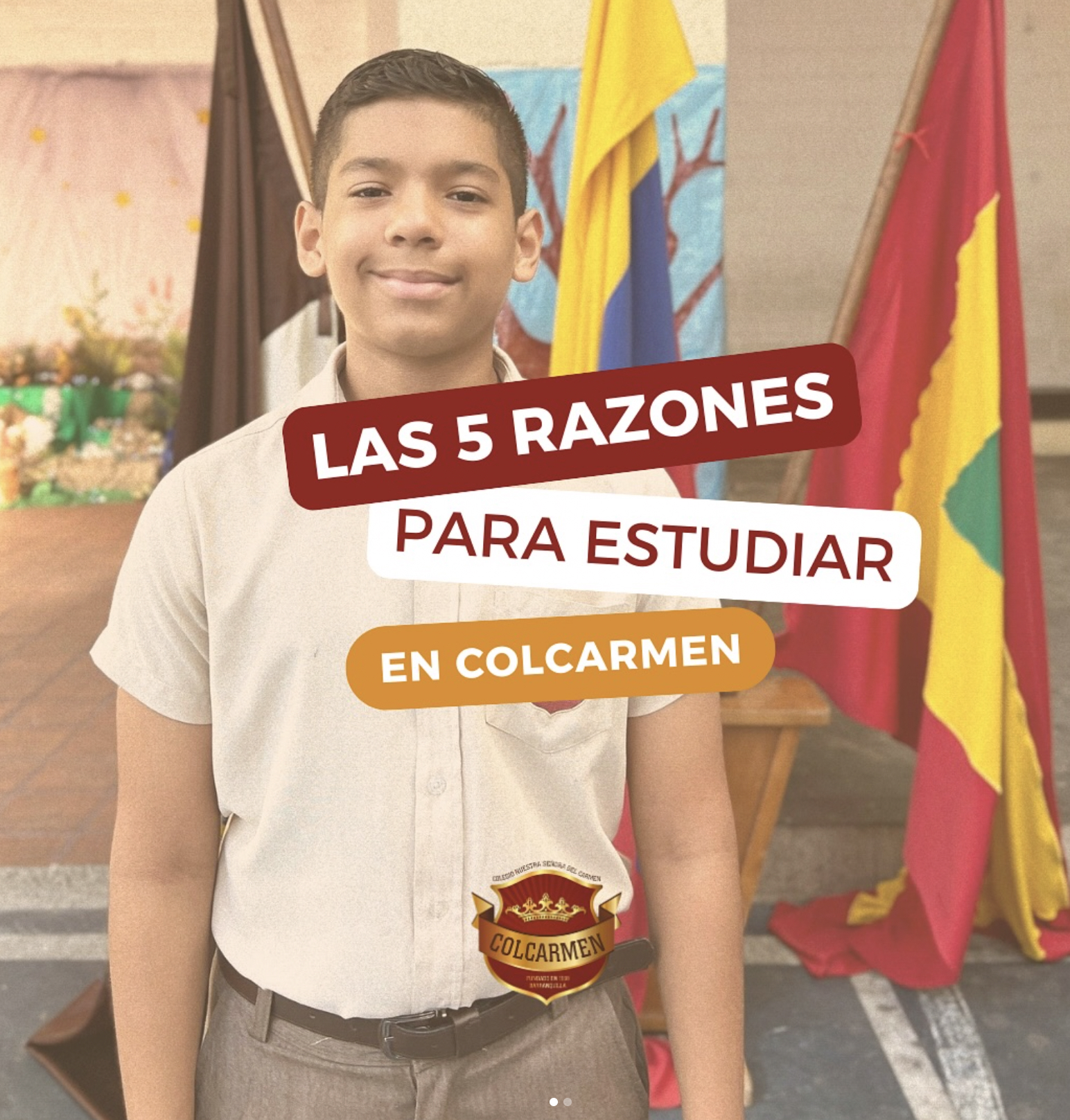 Estudiantes en actividad de valores